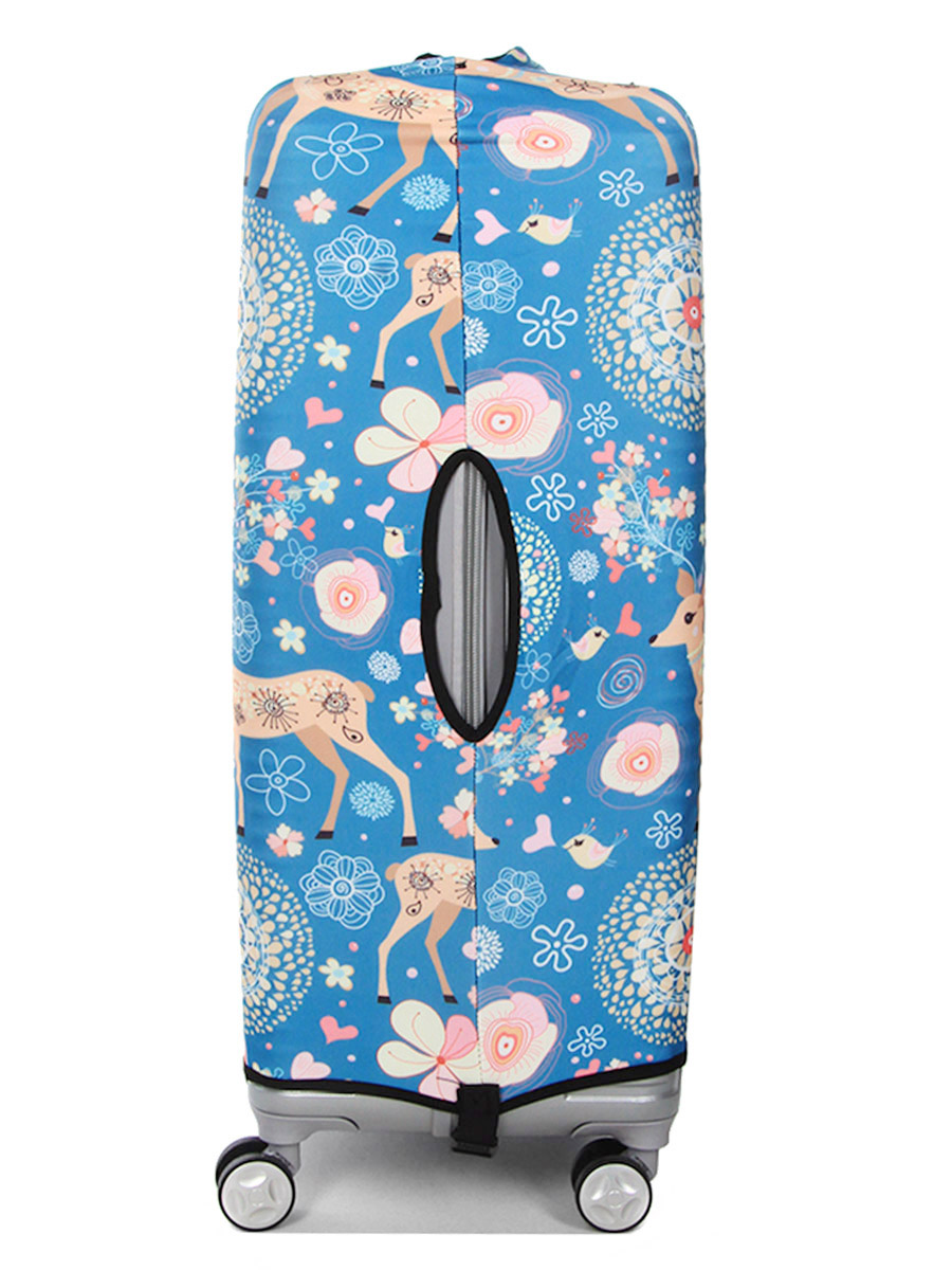 Housse de valise Periea Blue Animals L