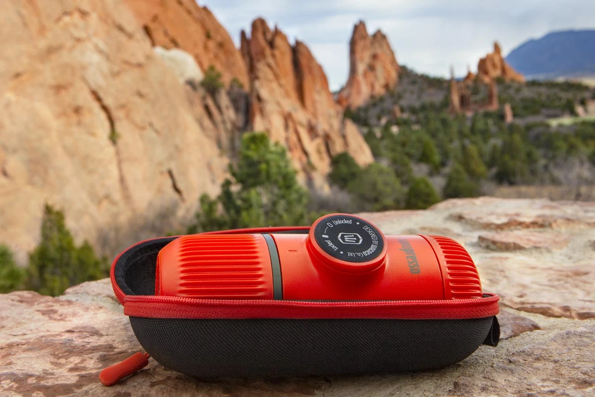 Wacaco Nanopresso inkl. Schutzhülle - lava red