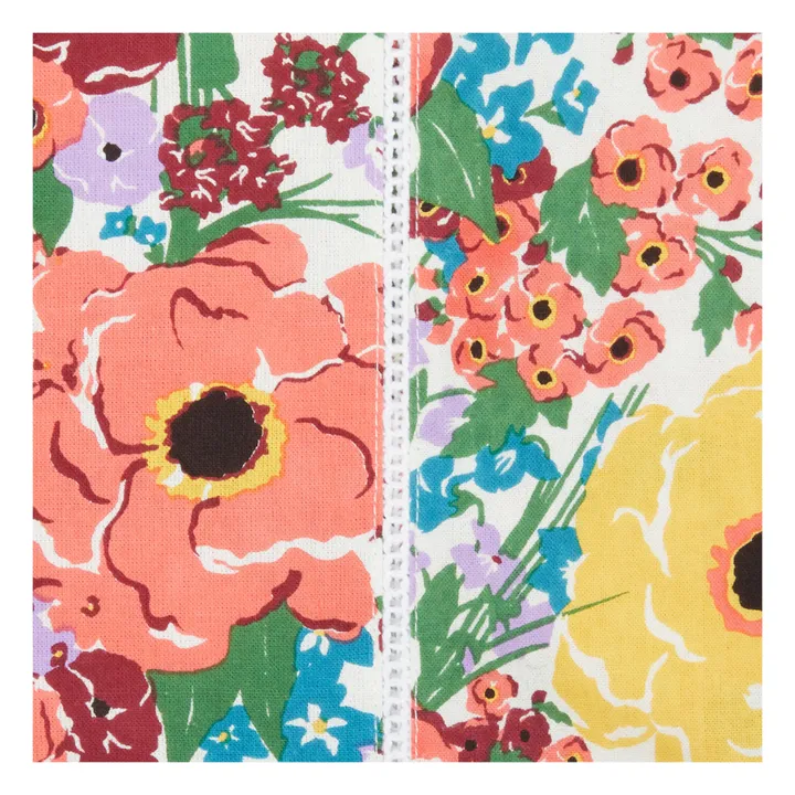 Lucas du Tertre Nappe Helen Flower | Blanc