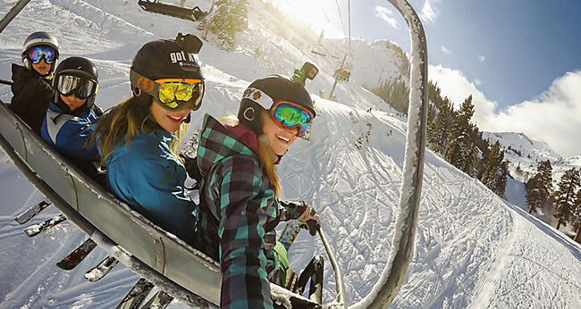 GOPRO - FIXATION FRONTALE ET LATERALE POUR CASQUE