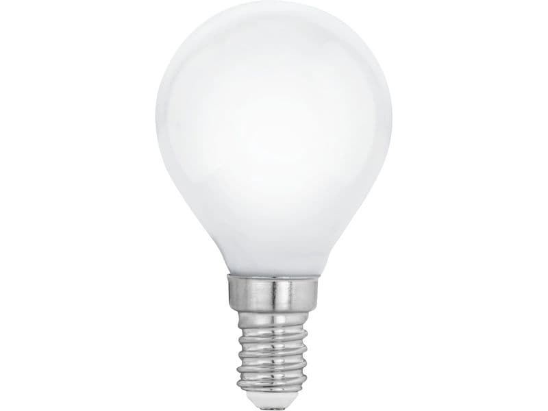 EGLO Leuchten Lampe 4 W E14 Warmweiss LED-Leuchtmittel mit weissem Glas