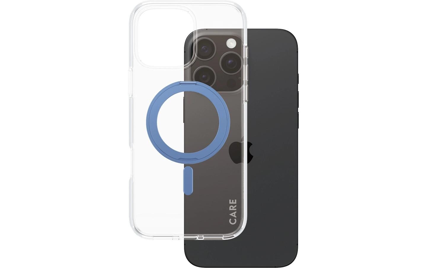Back Cover Feature Kickstand iPhone 16 Pro Max BlauSchutzhülle für das Apple iPhone 16 Pro Max