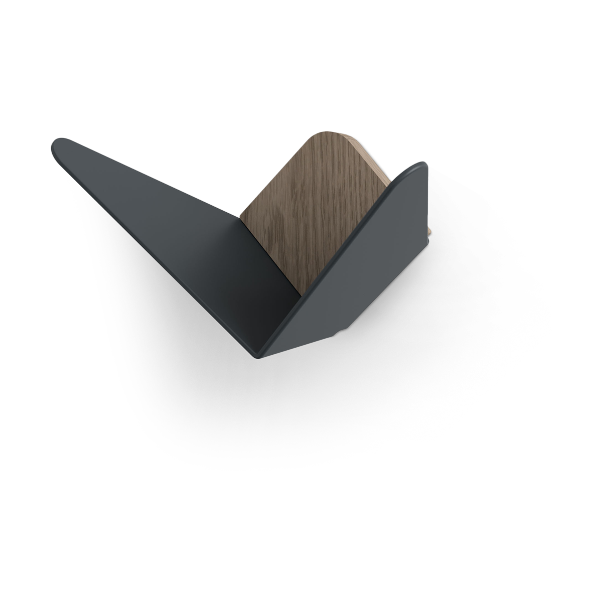 Wandhaak Butterflies mini Antraciet