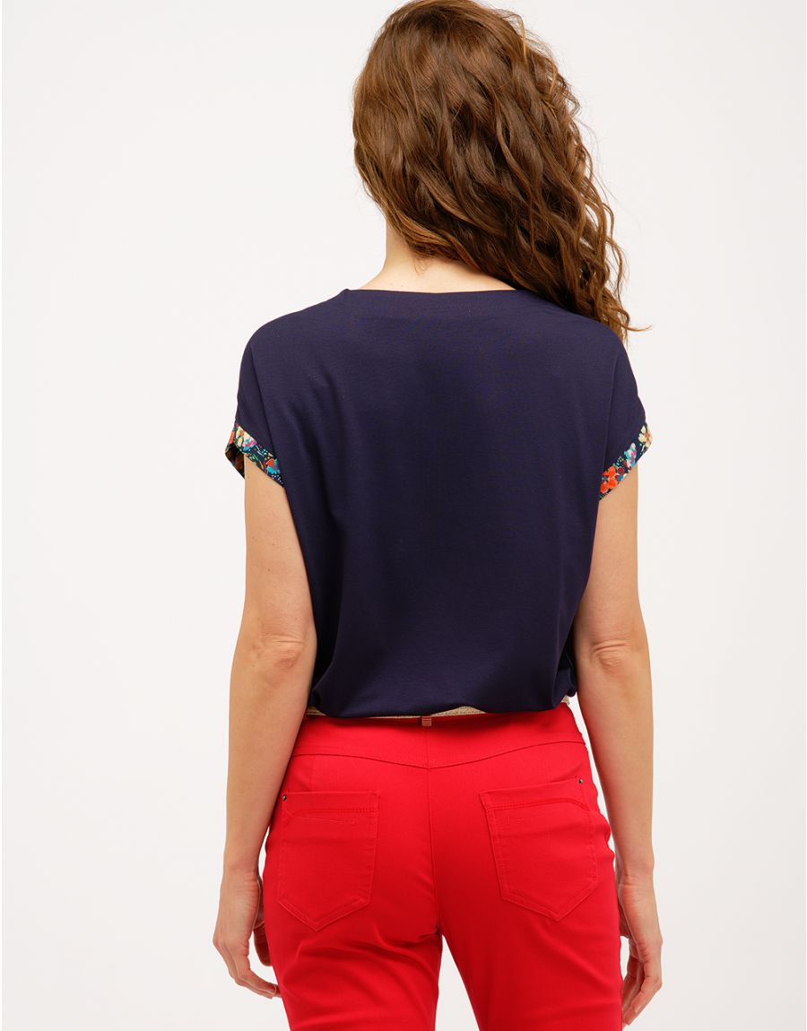 T-shirt bleu marine