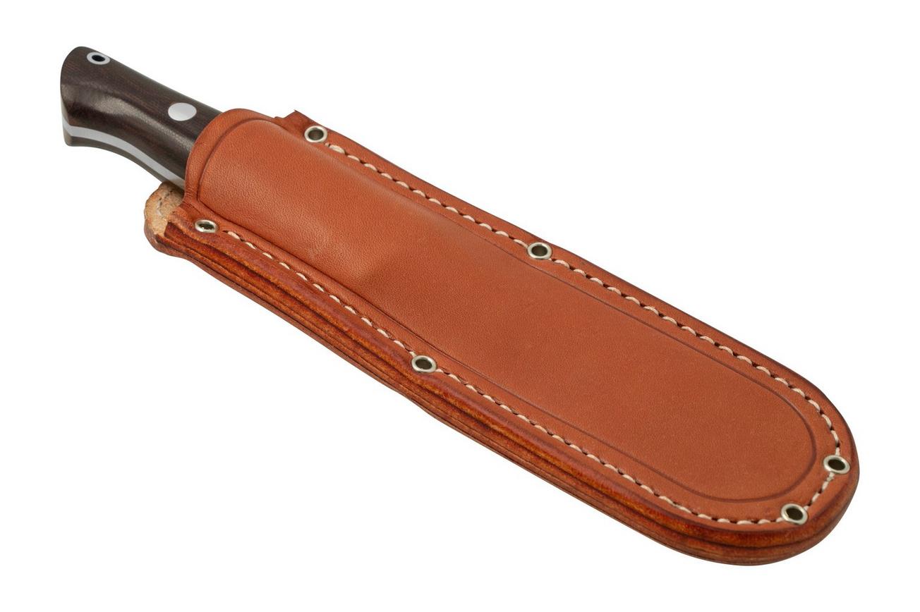 Bark River Bravo 1.2 LT CPM 3V Rampless, Burgundy Canvas Micarta outdoormes