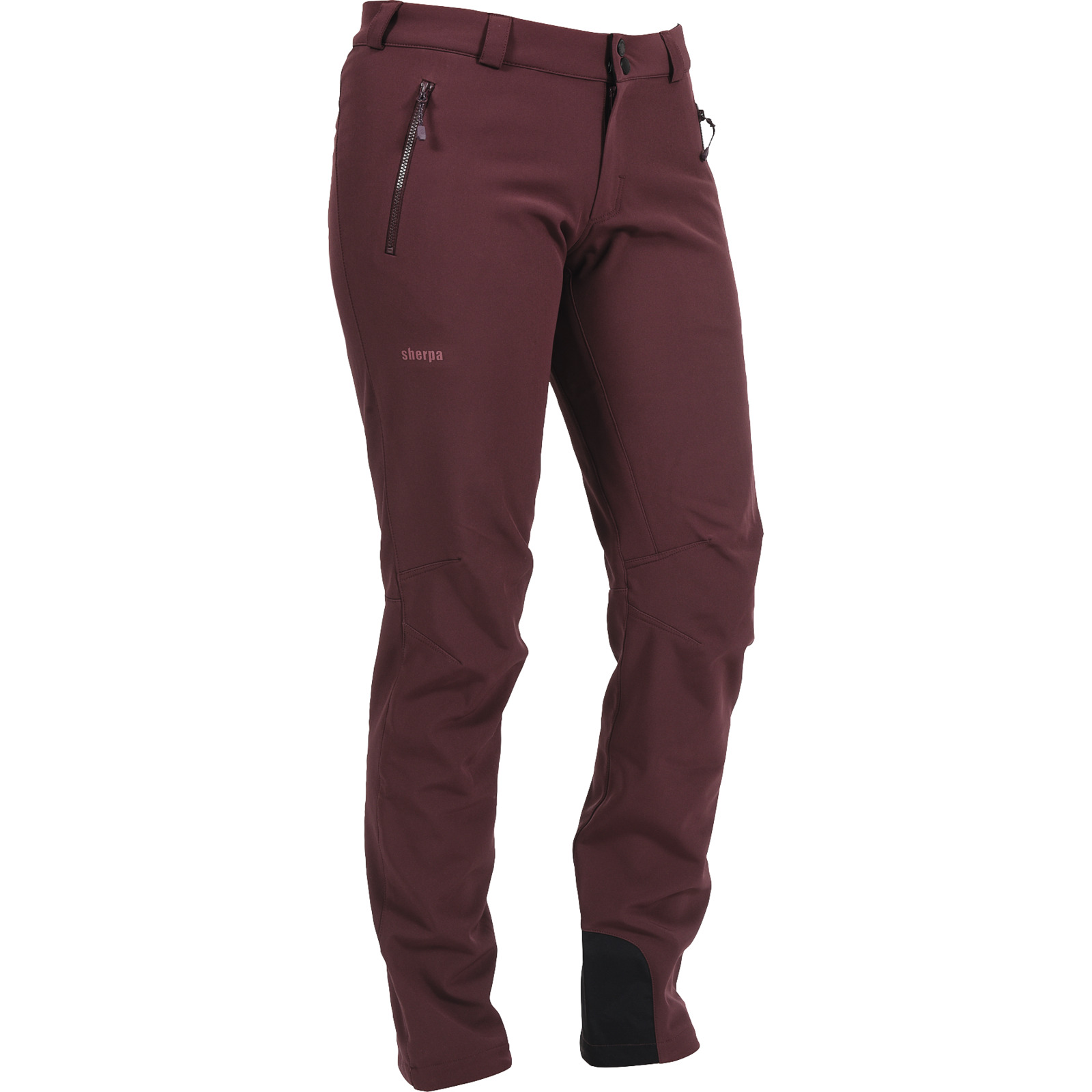 Sherpa Damen-Softshellhose Sunkoshi XS, bordeaux