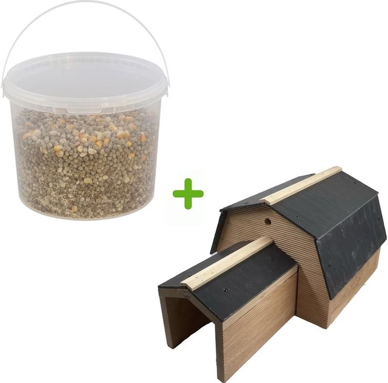 Cadeaupakket - Egelhuis Stenen dak & Egelvoer