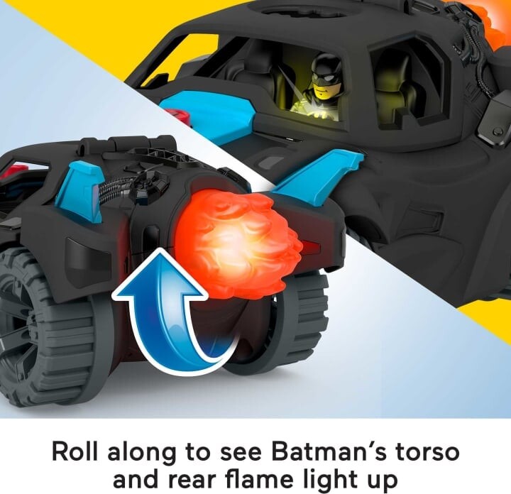 Batman Legetøj Med Lys Og Lyd - Dc Super Friends - Imaginext