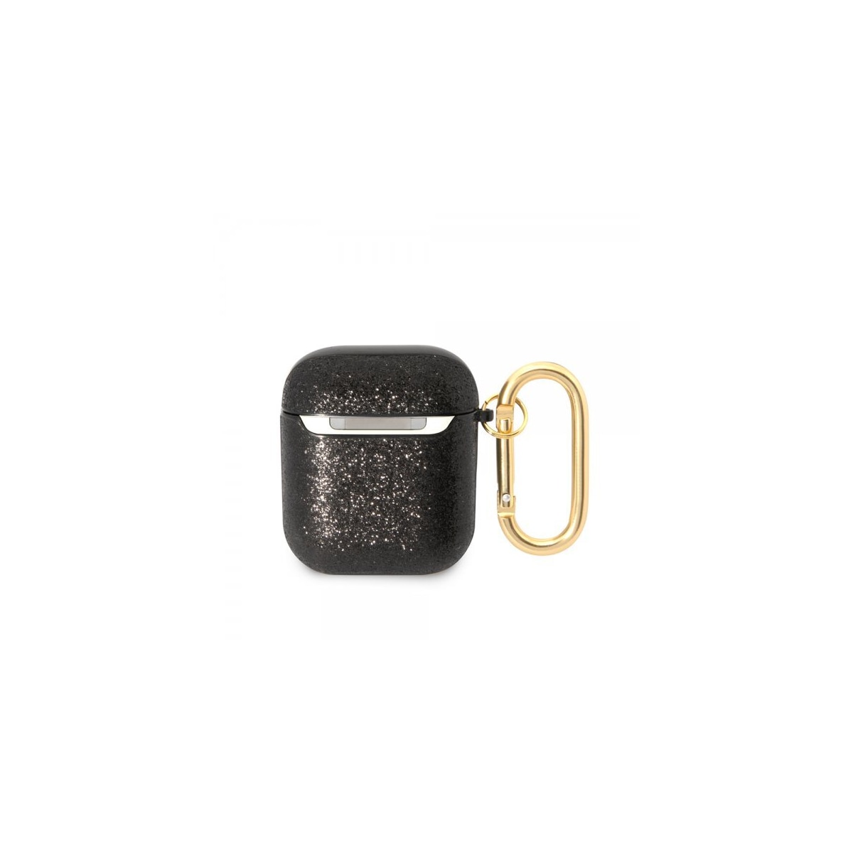 Guess AirPods 1/2 Deksel Glitter Flakes Svart