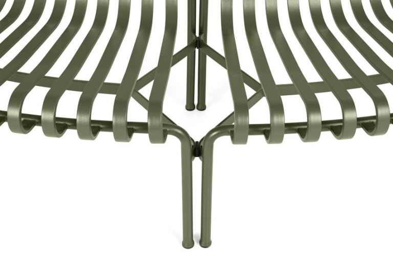 Hay Palissade Park tuinbank rond set van 2 out/out Olive