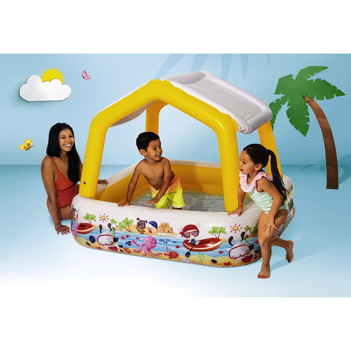 Sun Shade Pool Intex Bunt