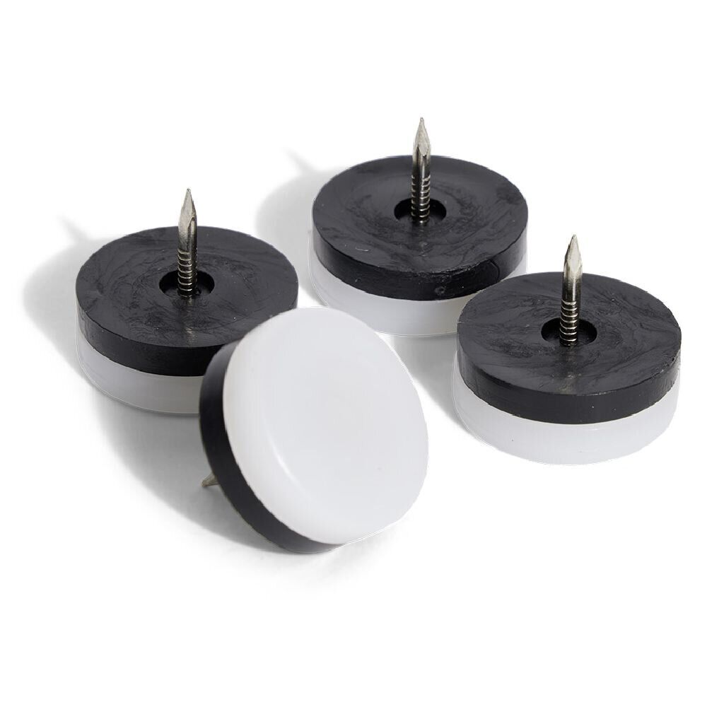 Lot de 4 patins de meuble avec pointe Ø25 mm