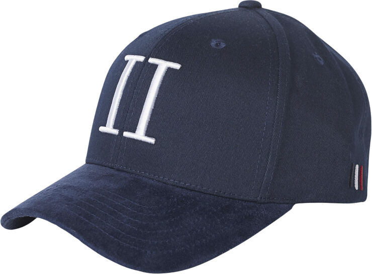 Les Deux Baseball Cap Suede II Navy