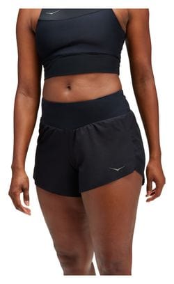 Short Hoka Glide Run 4inch Noir Femme