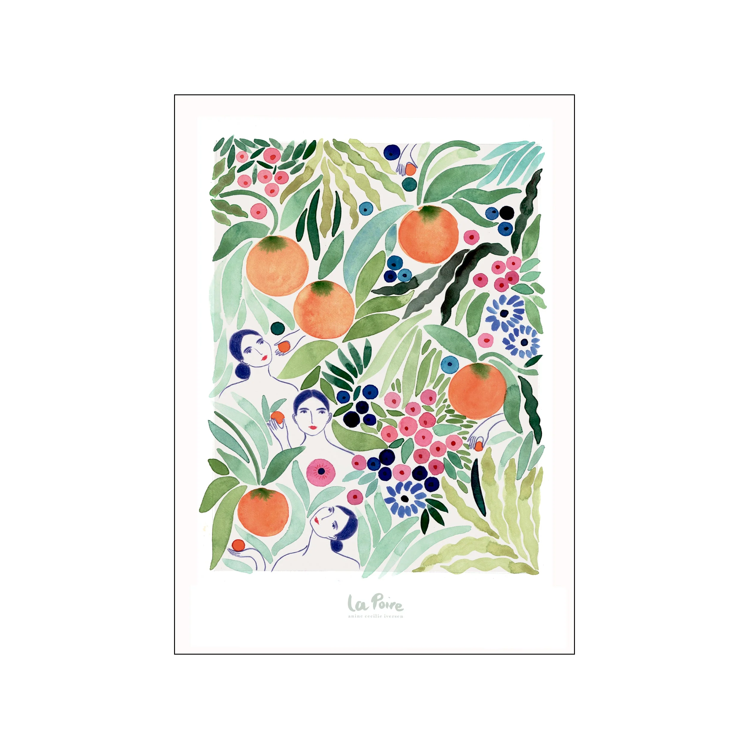 Poster & Frame  Fruit Friends plakat - A3