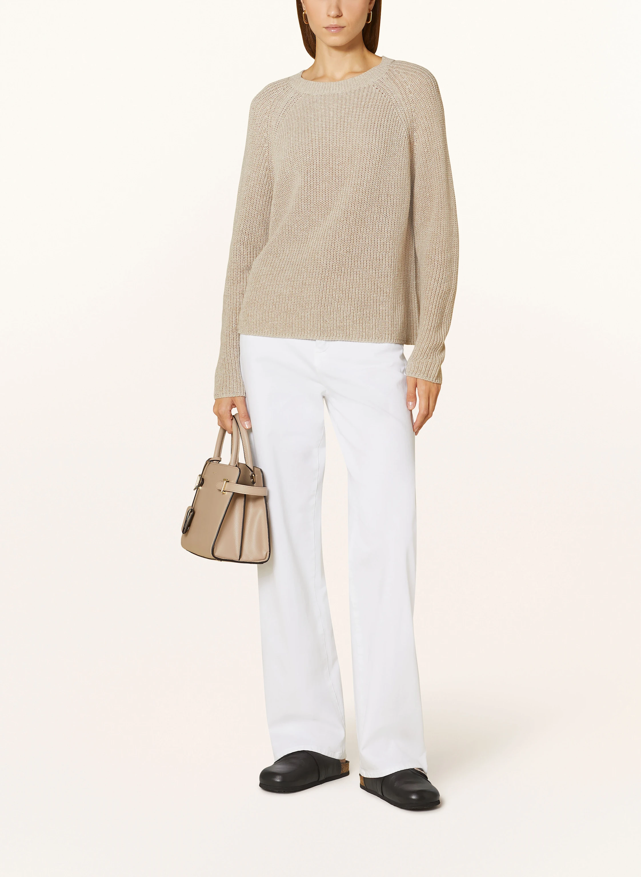 MRS & HUGS Pullover mit Leinen