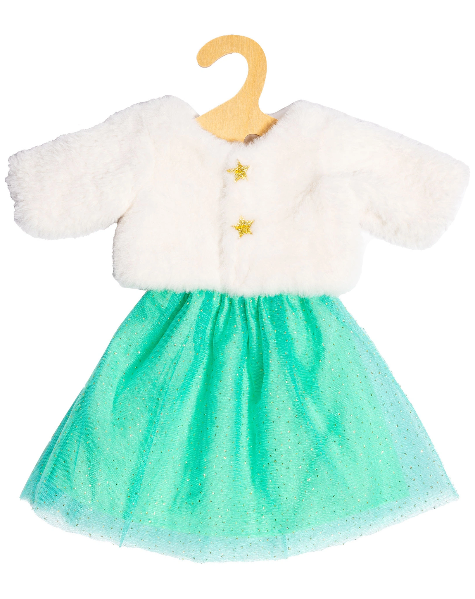 Puppen-Plüschjacke YUKI mit Tüllrock (35-45cm)