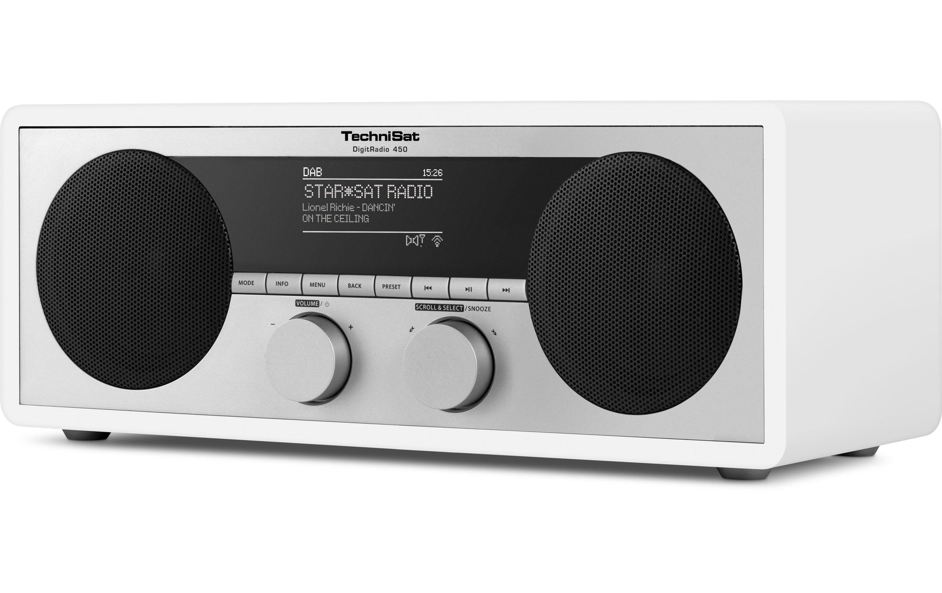 DigitRadio 450 Weiss<br>DAB+ und Internet-Radio mit Bluetooth