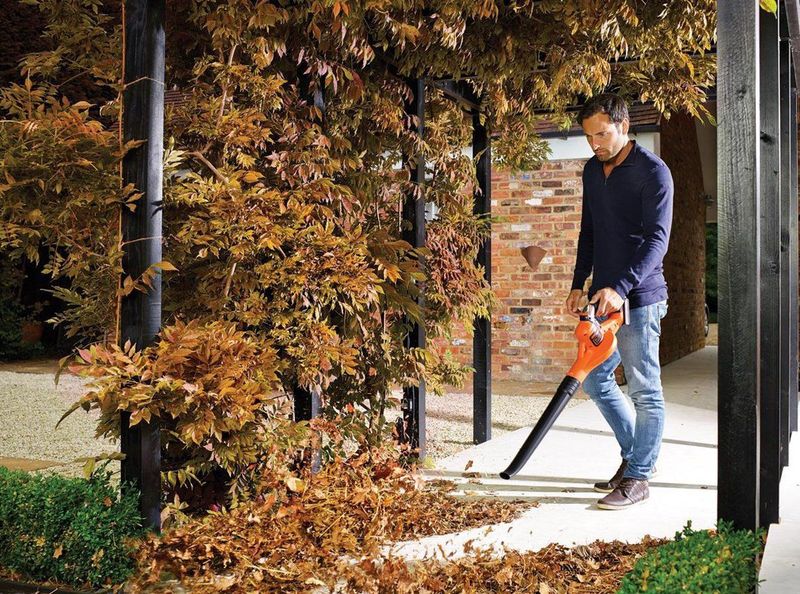 BLACK+DECKER GWC1820PC-QW Bladblazer - Laag Geluidsniveau - 18V - 209 km/u Blaassnelheid