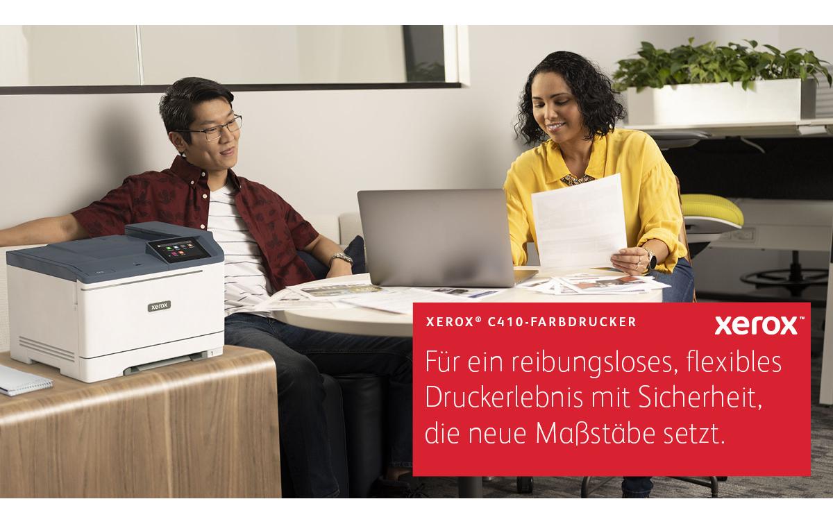 Drucker C410<br>Netzwerkfähiger Farblaserdrucker mit Duplexeinheit