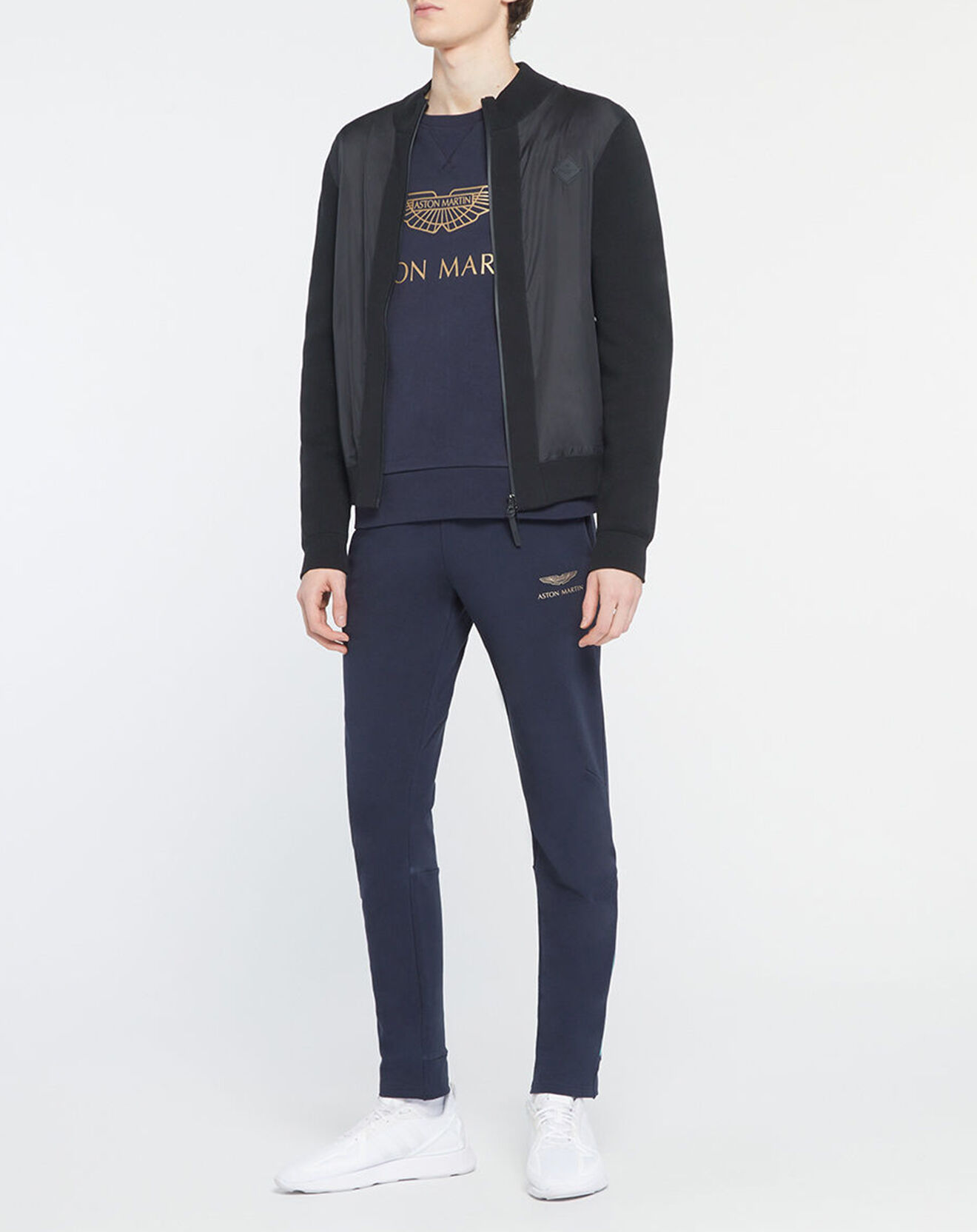 Hackett London Gilet Bimatière zippé noir