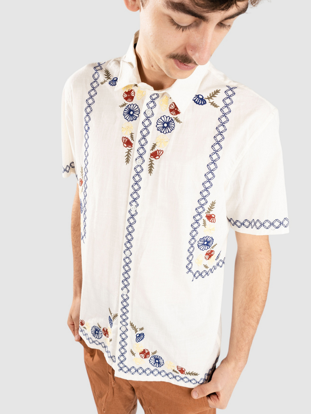 Anerkjendt Theo Cross Stitch Shirt tofu