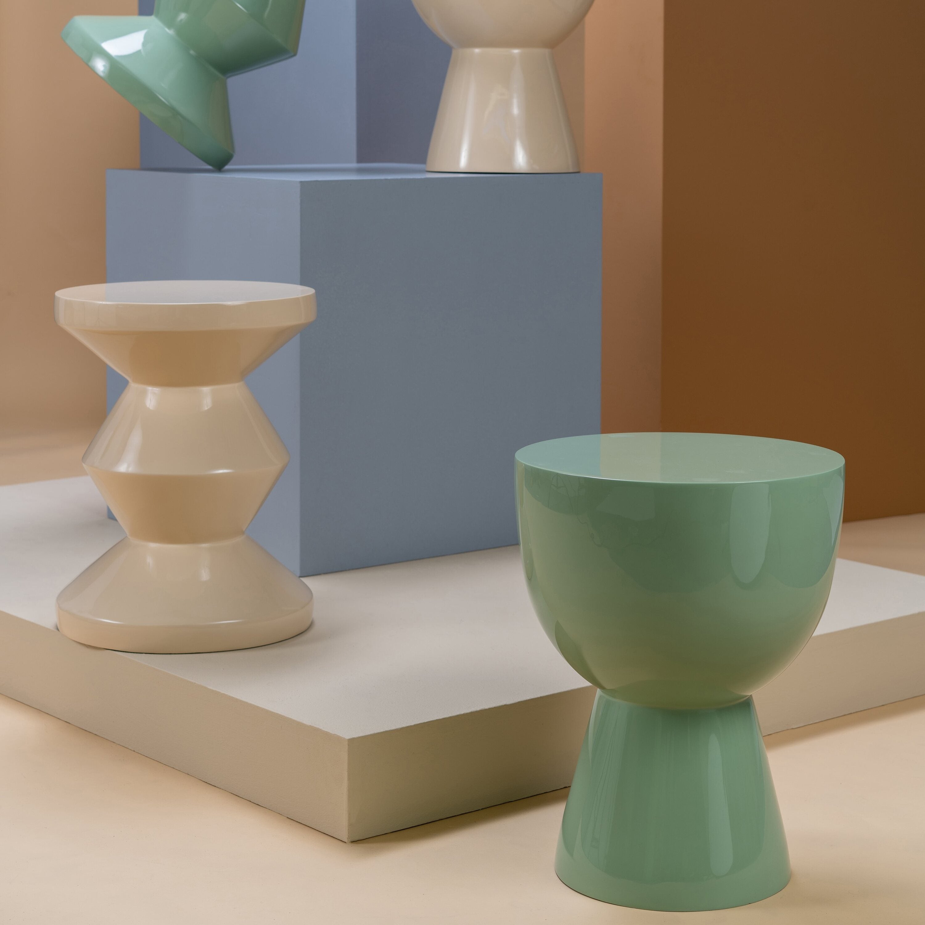 POLSPOTTEN Tip Tap Bijzettafel - Beige