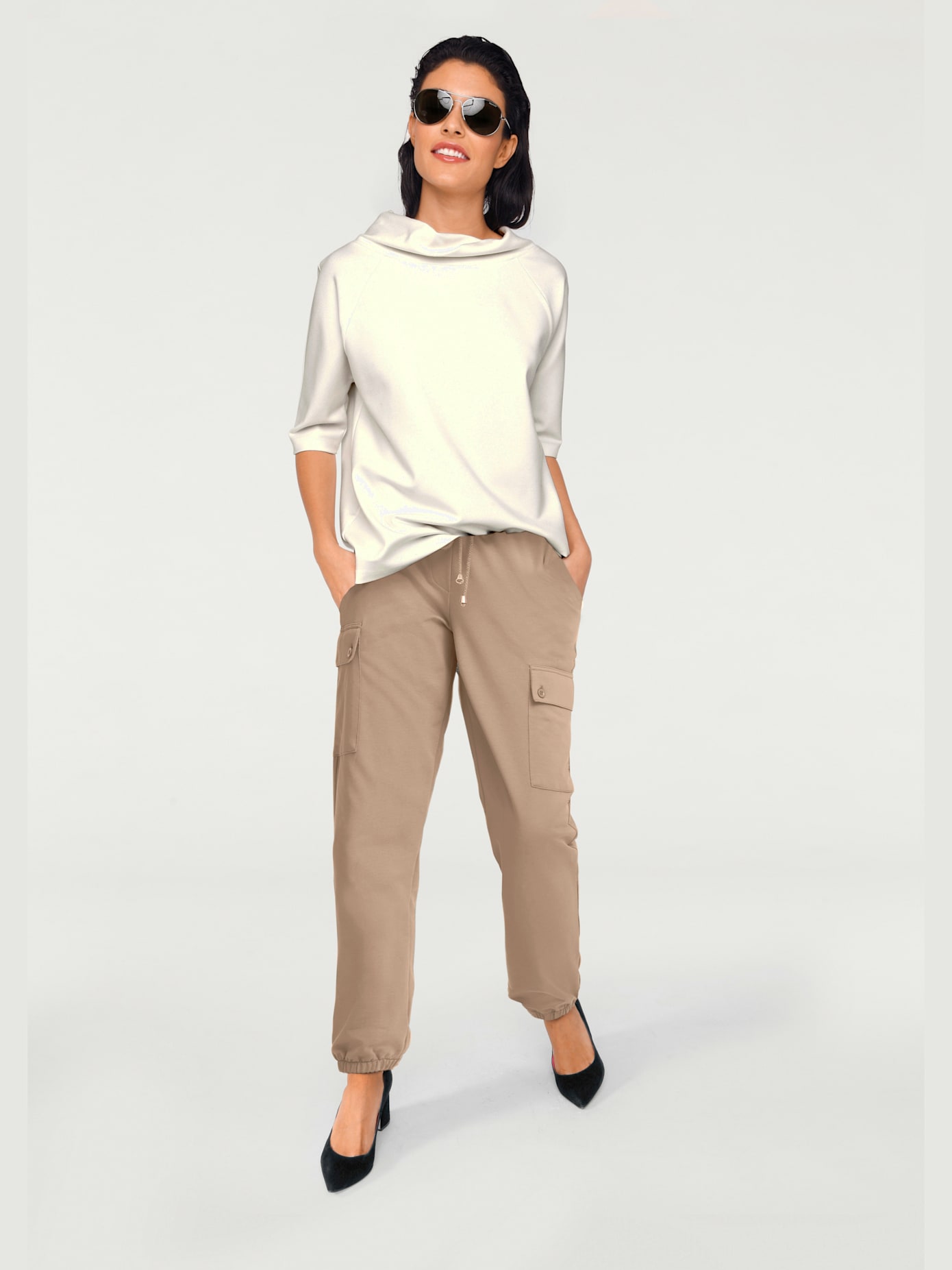 Pantalon de jogging coupe carotte