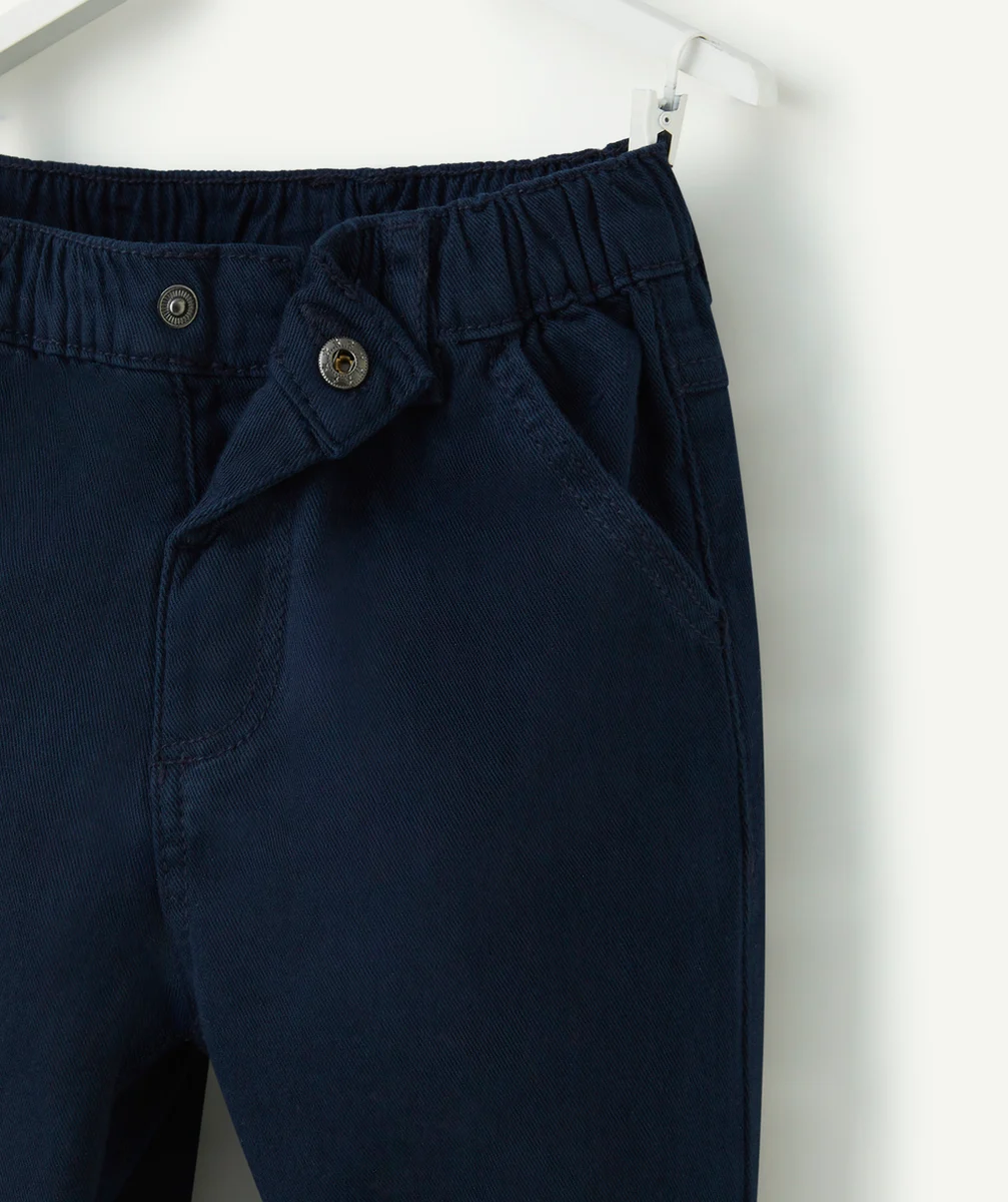 PANTALON RELAX BÉBÉ GARÇON BLEU MARINE