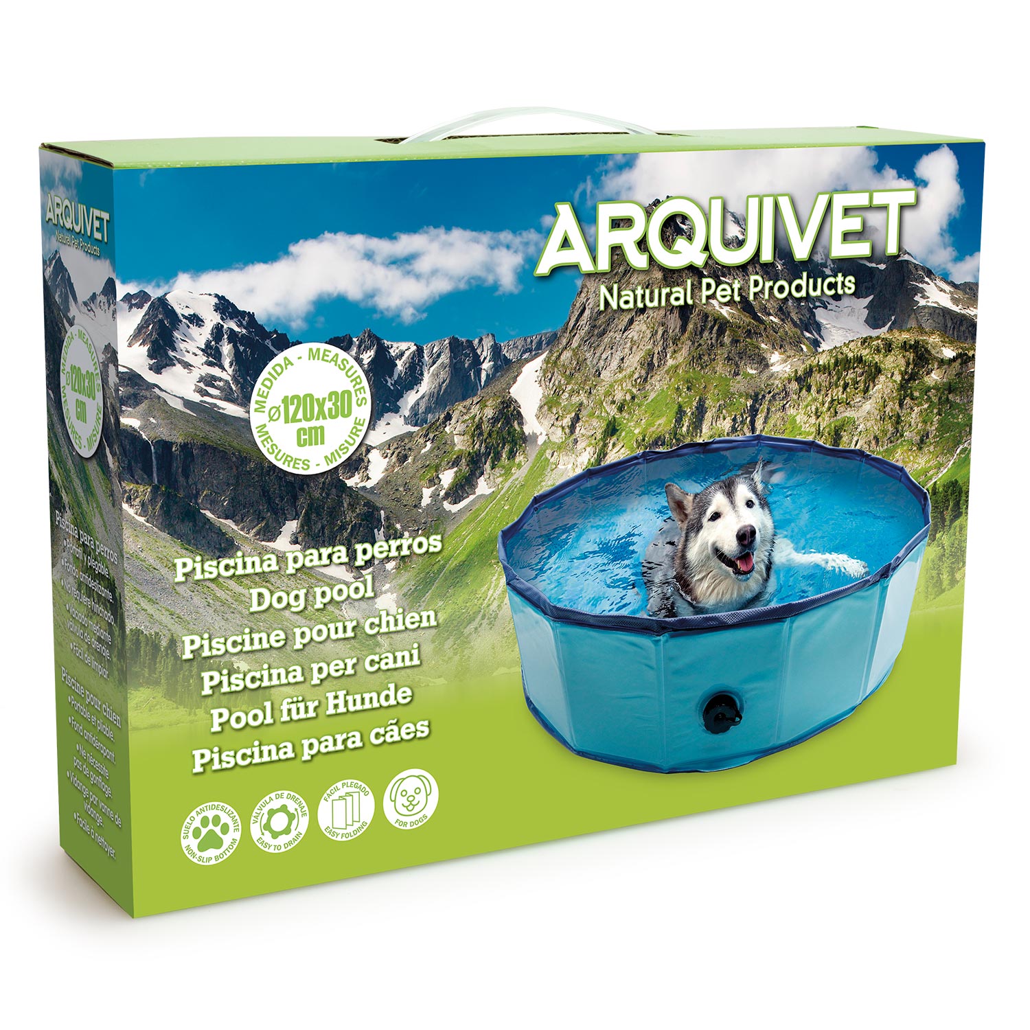 Piscina para cães - ø120x30 cm