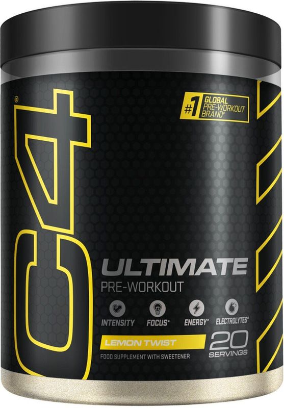 Cellucor C4 Ultimate Performance Pre Workout Lemon Twistdoseringen