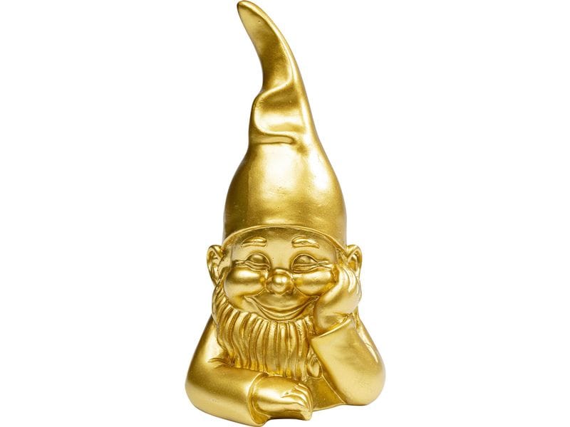 Kare Dekofigur Zwerg 21 cm, Gold Zwergfigur