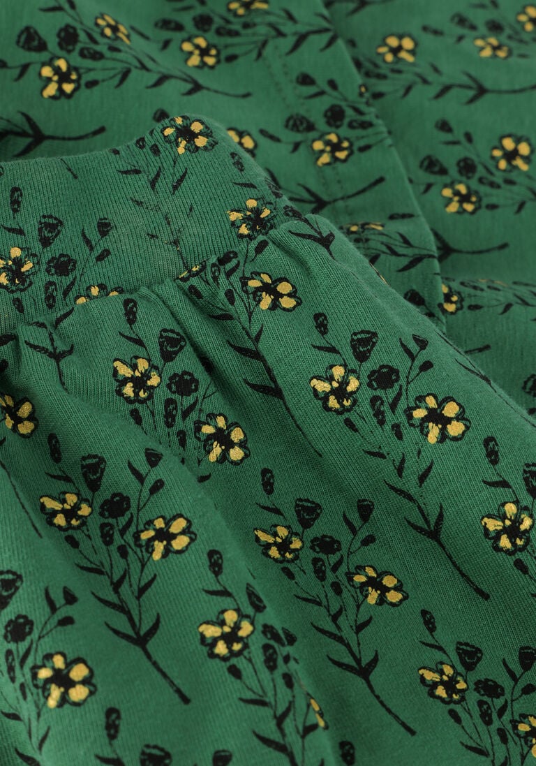 MOODSTREET groene moodstreet minirok flower print double stroke skirt