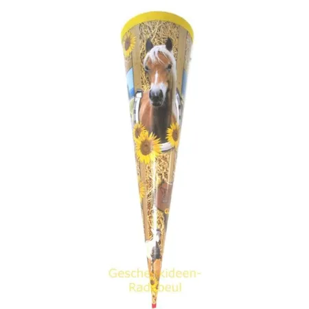 Roth Schultüte Pferd 70 cm, rund