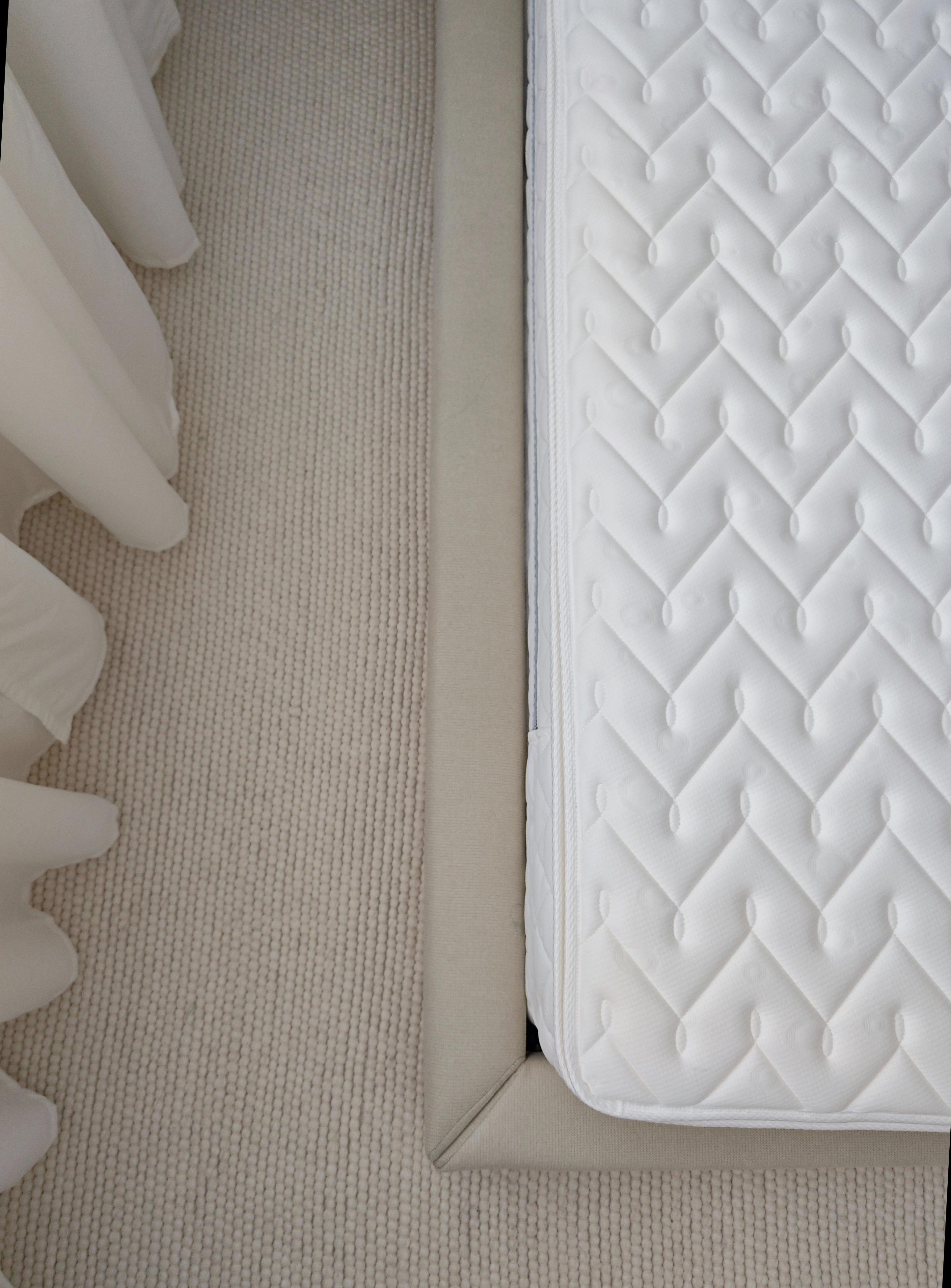 Bed Stof ROISEL 180 x 200 cm Lichtbeige