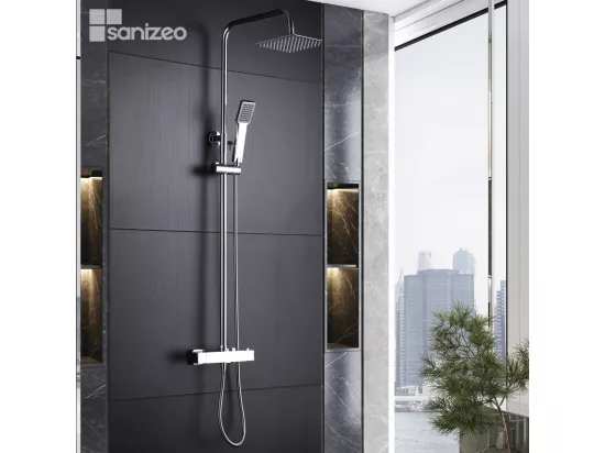 Colonne de Douche anti-calcaire Thermostatique Chrome ART BTAR025
