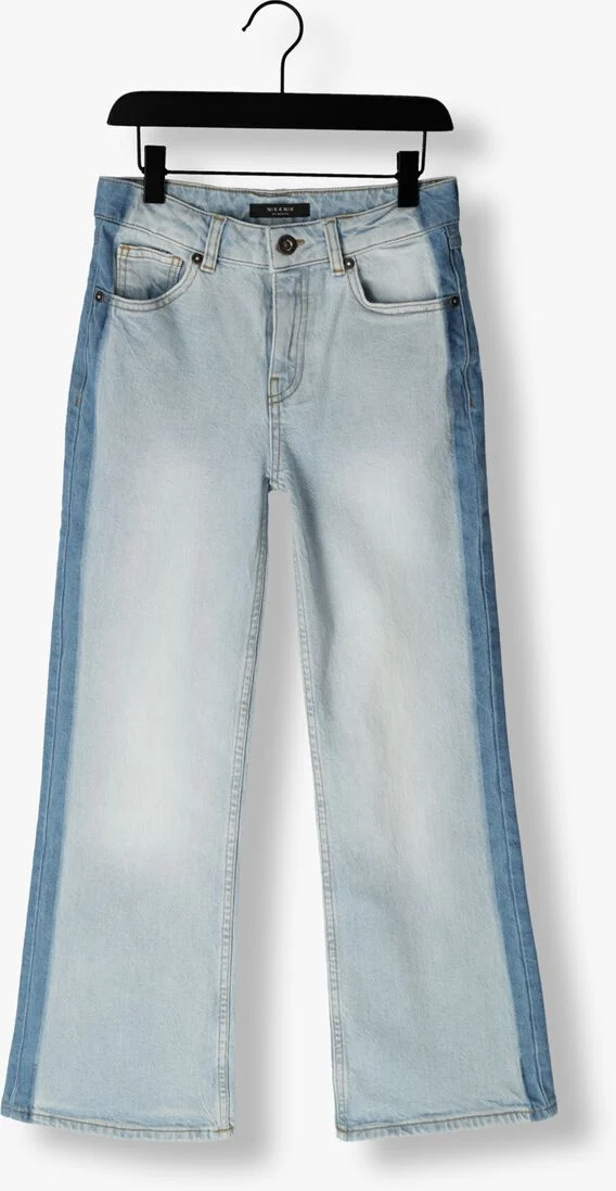 NIK & NIK lichtblauwe nik & nik wide jeans flore wide leg denim