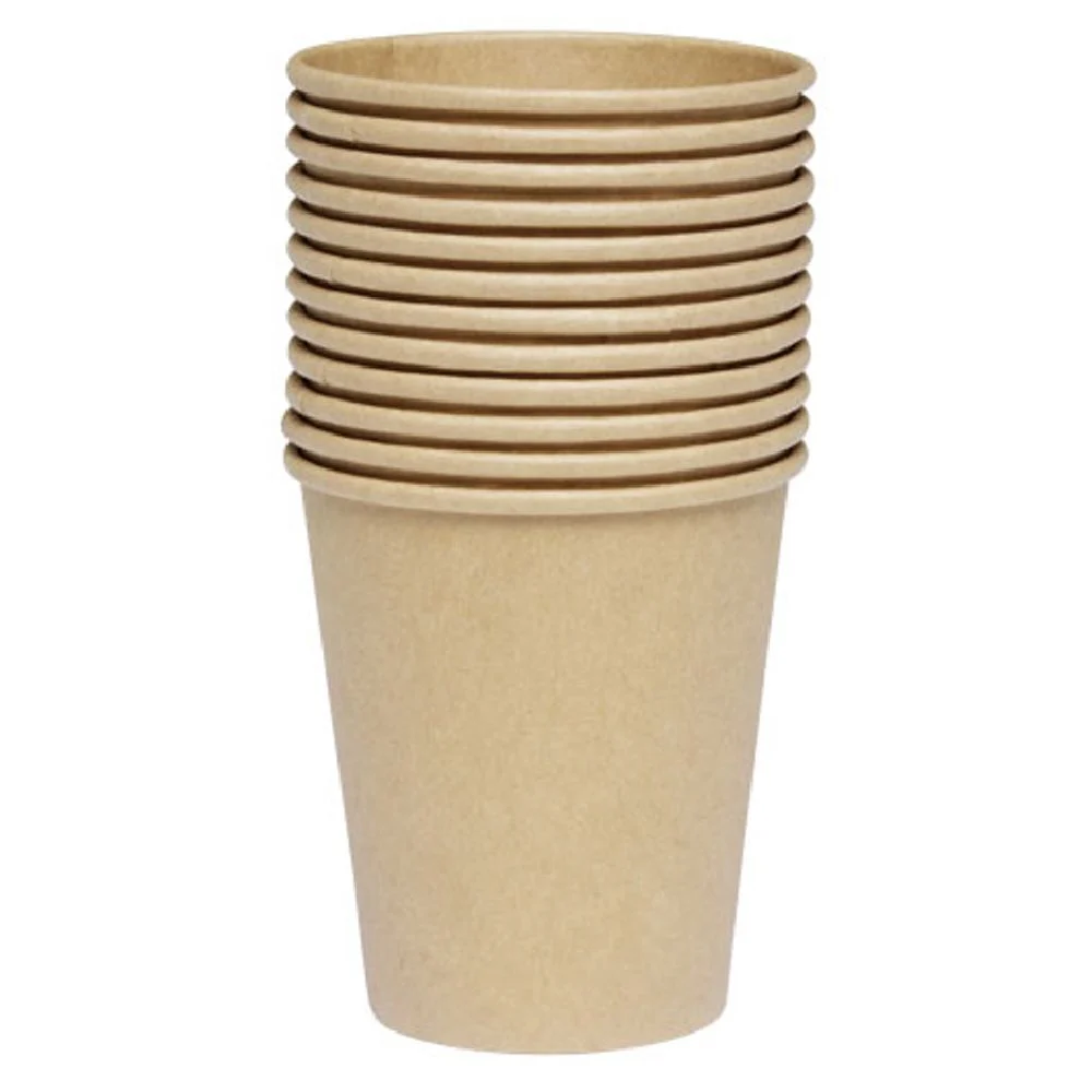 Gobelet en carton kraft marron 24 cl x12