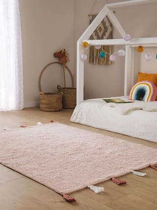 benuta LYTTE Kinderteppich MALU 150 x 220 cm rosa
