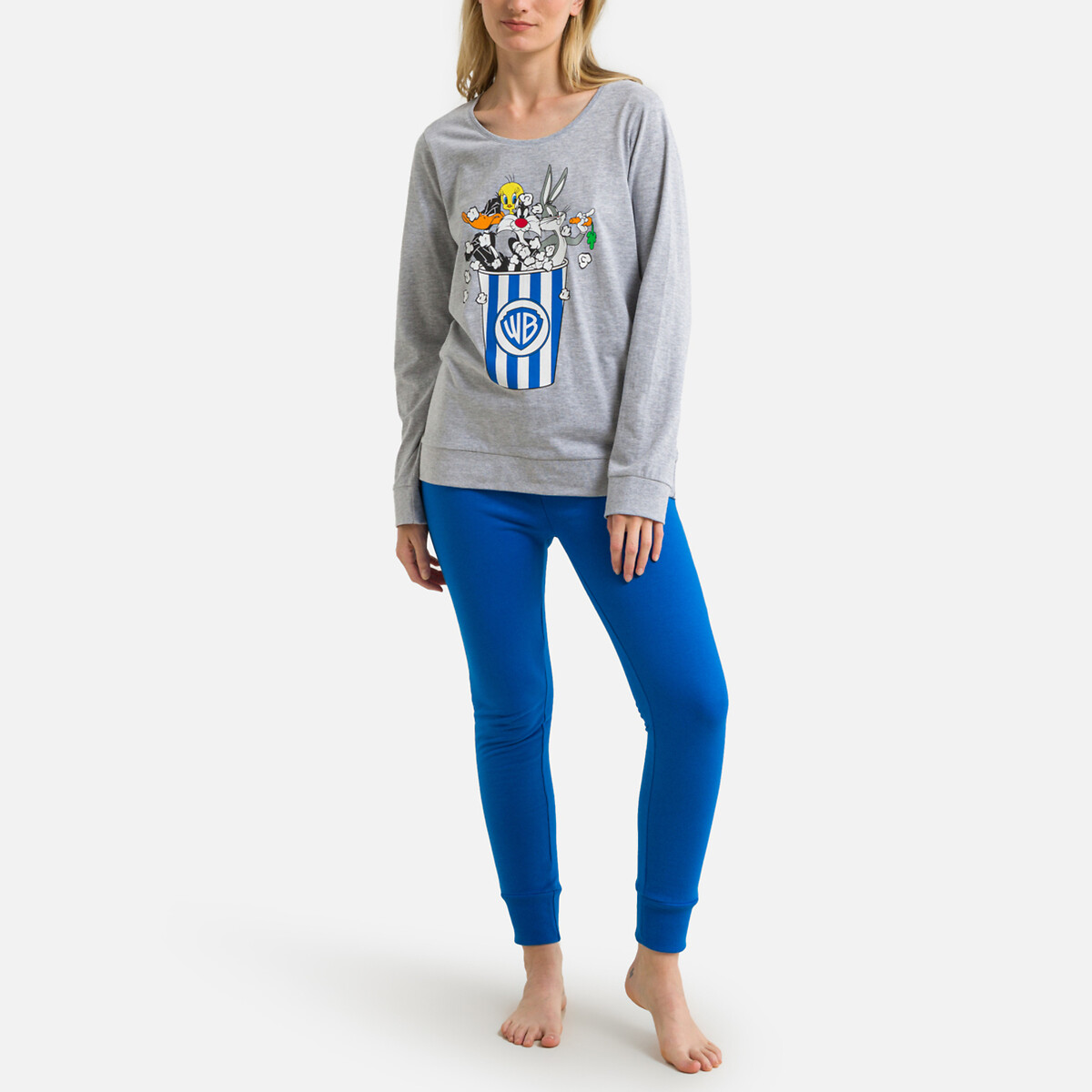 LOONEY TUNES<br>Pijama de manga comprida do 100º aniversário dos Looney Tunes