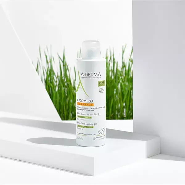 A-Derma Exomega Control Gel Moussant Émollient Anti-Grattage 500ml