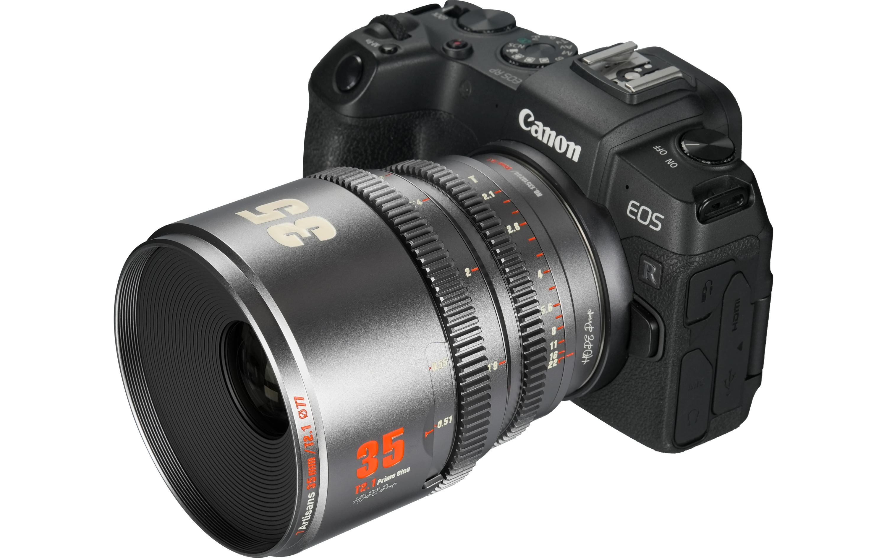 Festbrennweite 35mm T/2.1 – Canon RF<br>Kompaktes, leichtes Objektiv für Kameras mit Super35-Sensoren