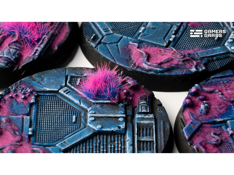 GamersGrass Base Alien Infestation round 50 mm (x3) Hochwertige Bases für den Miniaturenbau