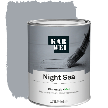 KARWEI binnenlak mat night sea 750 ml