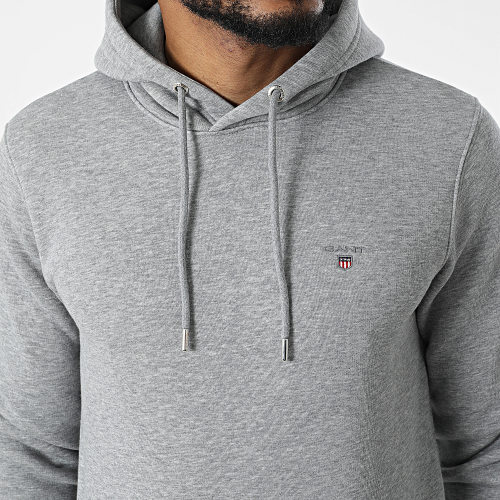 Sweat Capuche Archive Shield 2047017 Gris Chiné