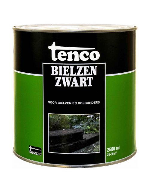 Tenco Bielzenzwart - Tuinbeits - 2.5 l Zwart Dekkend