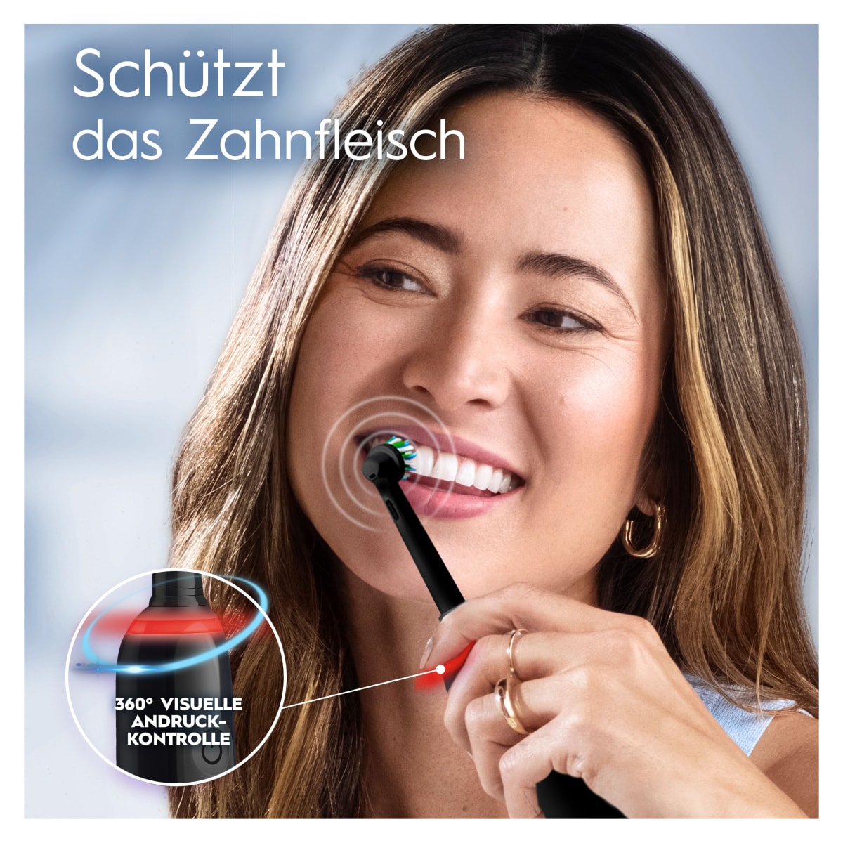 Oral-B Pro 3 3900N Black/Black elektrische Zahnbürste mit 2. Handstück