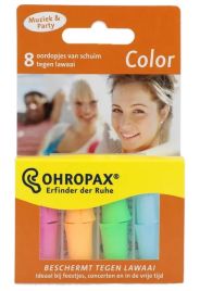 Ohropax Gekleurde oordopjes van schuim tegen lawaai