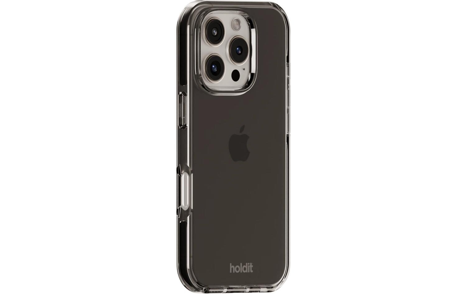 Back Cover Seethru iPhone 16 Pro Max SchwarzSchutzhülle für das Apple iPhone 16 Pro Max
