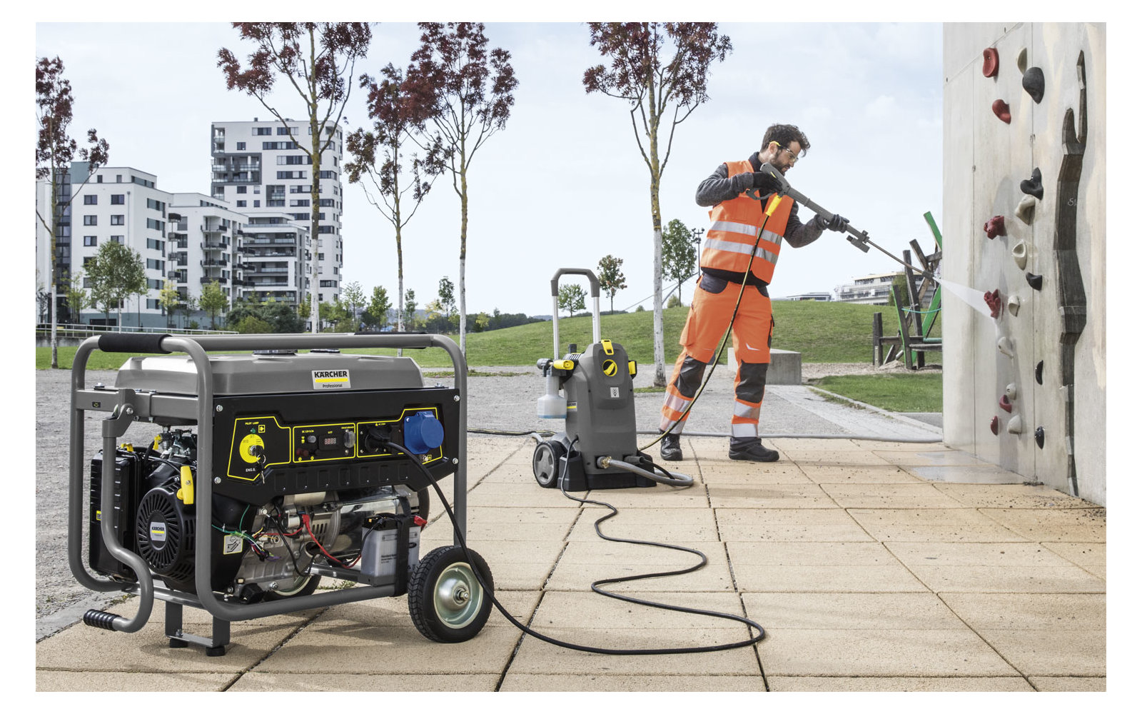 Kärcher PGG 8/3 Rahmengerät-Stromerzeuger / Drehstromgenerator 7 kW